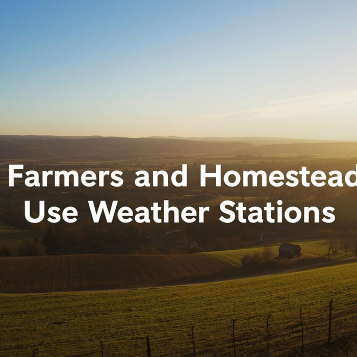How Farmers and Homesteaders Use Weather Stations by Weather Scientific