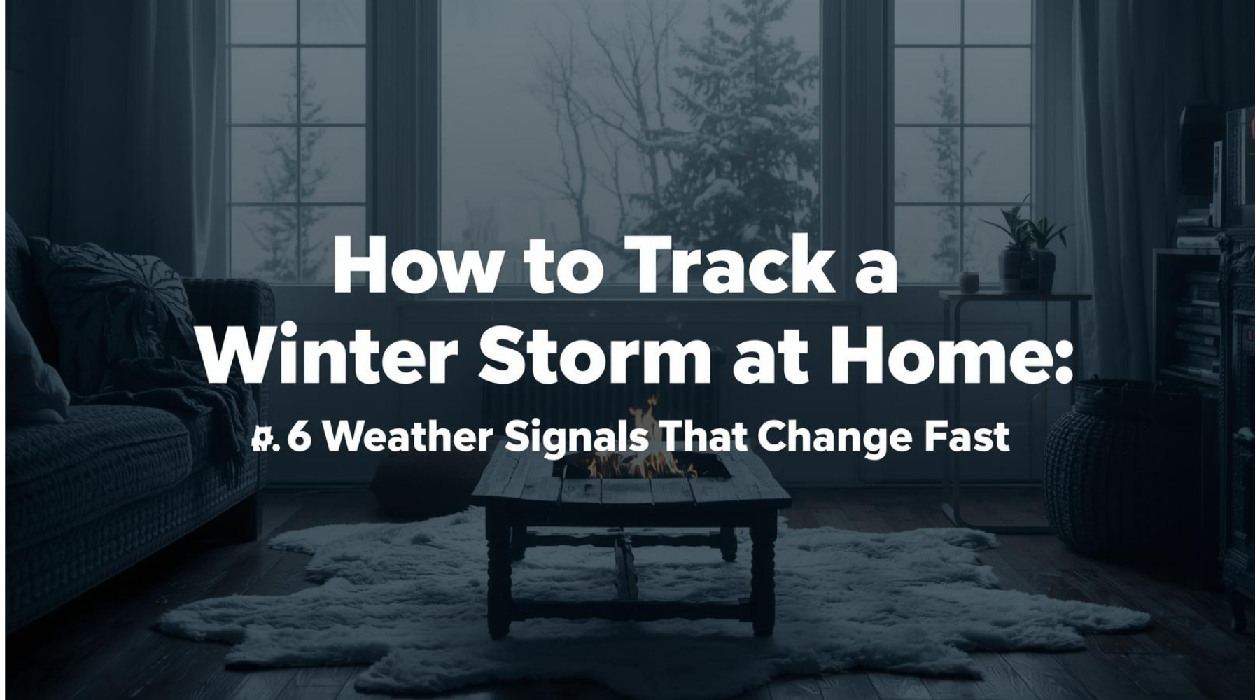 How to Track a Winter Storm at Home The 6 Weather Signals That Change Fast by Weather Scientific