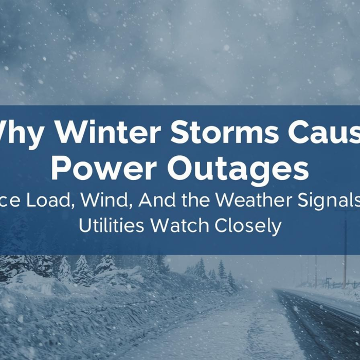 Why Winter Storms Cause Power Outages: Ice Load, Wind, And The Weather Signals Utilities Watch Closely by Weather Scientific