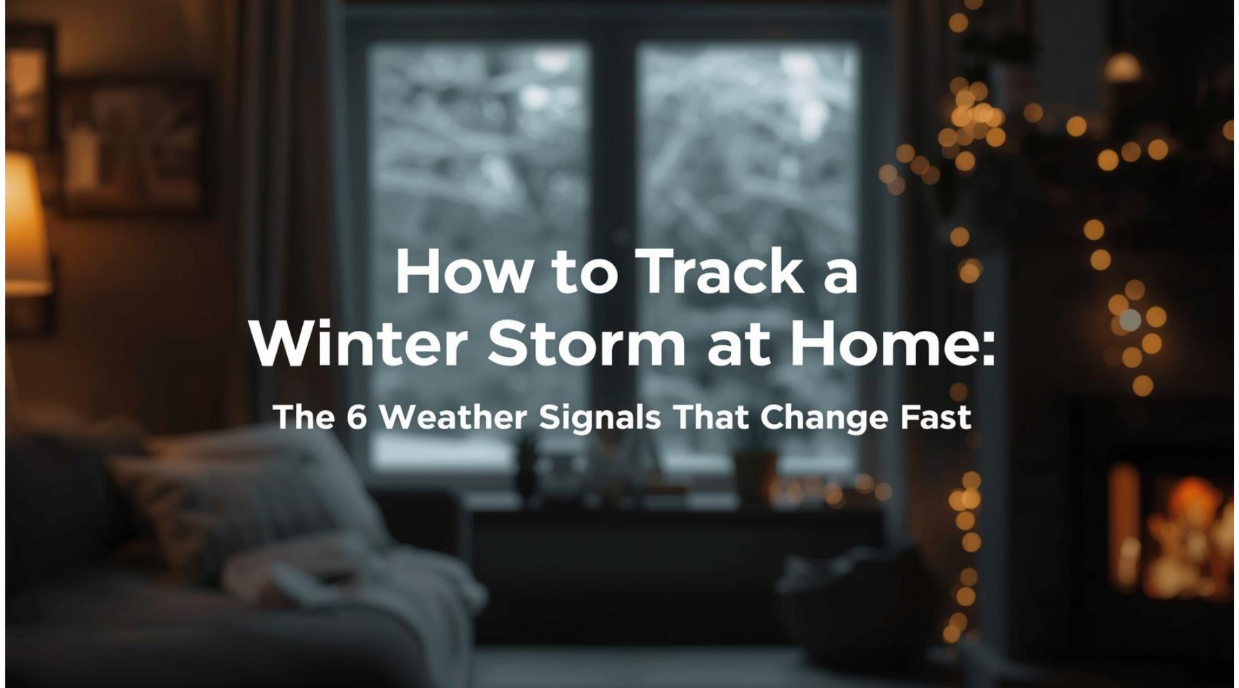 How to Track a Winter Storm at Home: The 6 Weather Signals That Change Fast by Weather Scientific