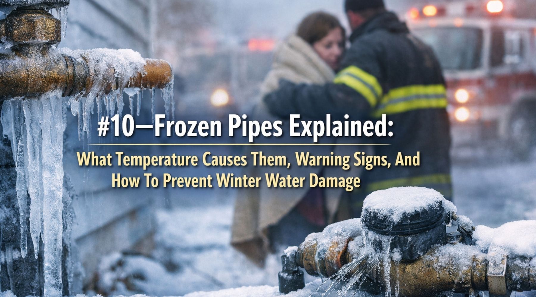Frozen Pipes Explained: What Temperature Causes Them, Warning Signs, And How To Prevent Winter Water Damage by Weather Scientific