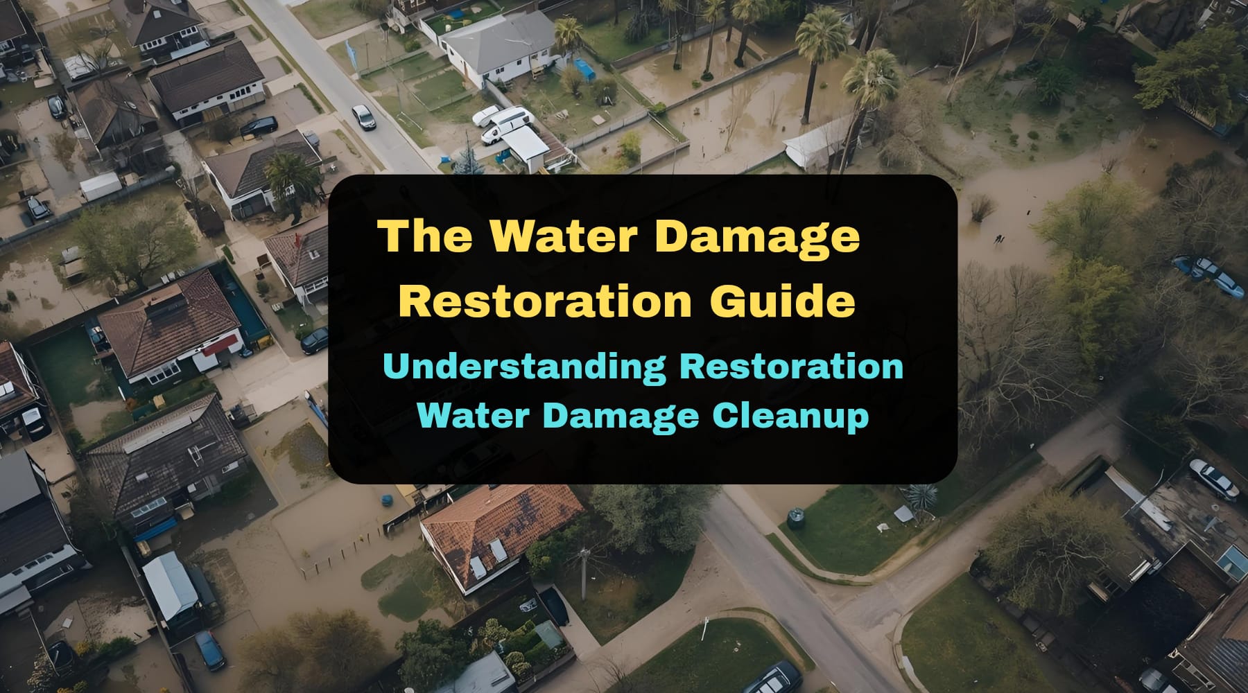 Water Damage Restoration Guide: Understanding Restoration Water Damage Cleanup by Weather Scientific