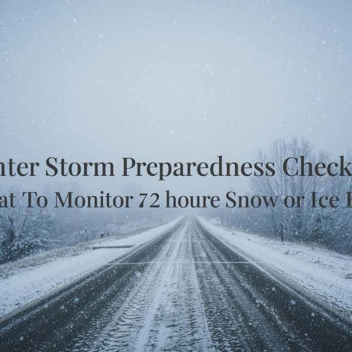 Winter Storm Preparedness Checklist (Weather Edition) What To Monitor 72 Hours Before Snow or Ice Hits by Weather Scientific