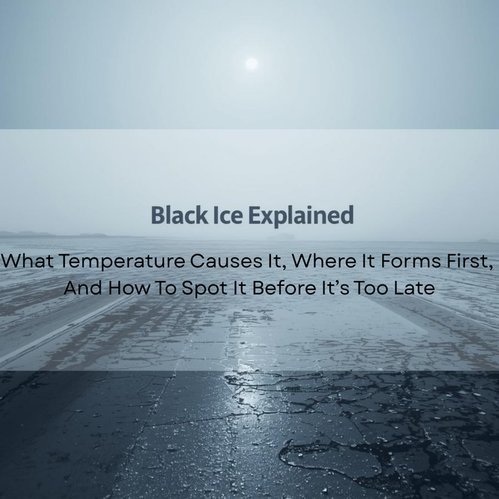 Black Ice Explained: What Temperature Causes It, Where It Forms First, And How To Spot It Before It’s Too Late by Weather Scientific