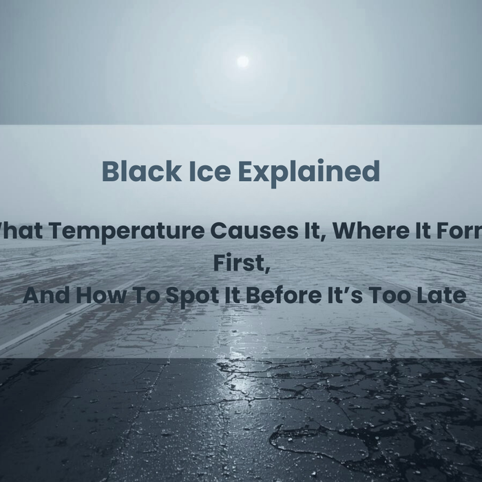 Black Ice Explained: What Temperature Causes It, Where It Forms First, And How To Spot It Before It’s Too Late by Weather Scientific