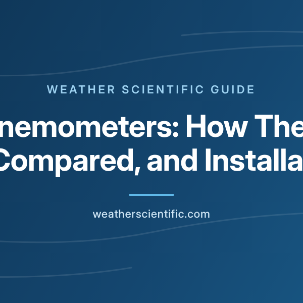 The Davis Anemometer | Quality Weather Measurement by Weather Scientific