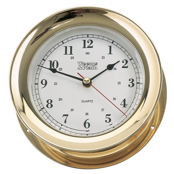 Barigo Ships Clock Chrome Brass 130mm