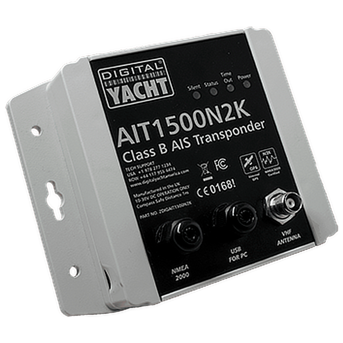 Digital Yacht AIT1500 Class B AIS with GPS Antenna NMEA 2000® ZDIGAIT1500N2K