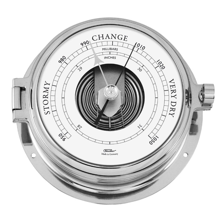 Weather Scientific Fischer 1605B-47 Barometer 160 mm chrome case