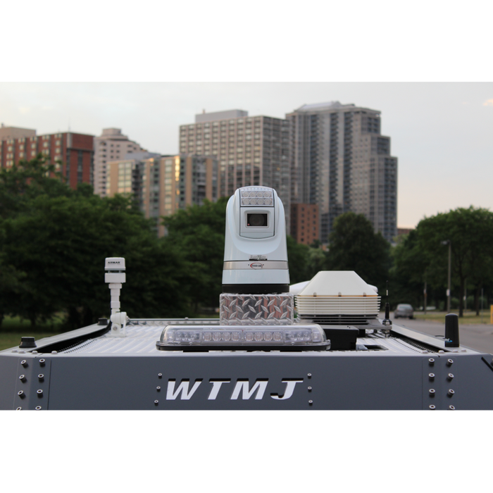 Airmar 220WX Weather Station on the car roof