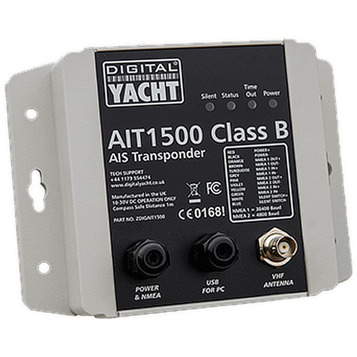 Digital Yacht AIT1500 Class B AIS with GPS Antenna NMEA 0183 ZDIGAIT1500