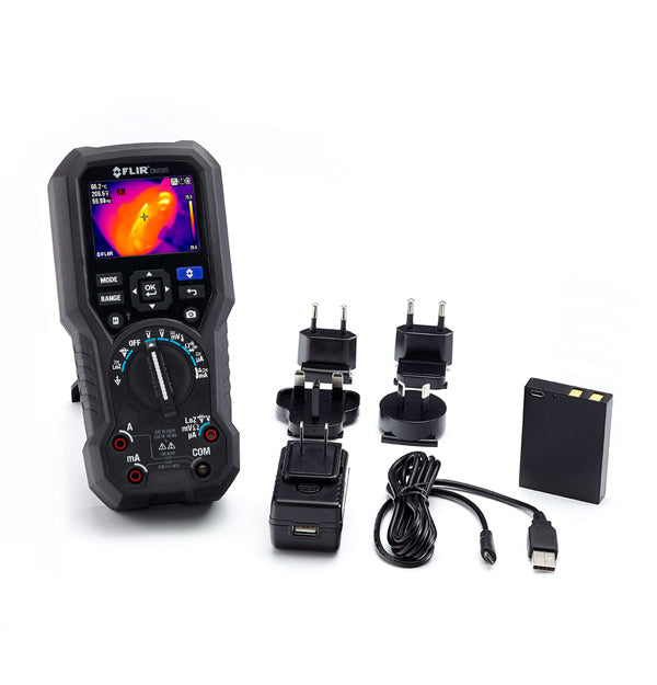 Teledyne Flir Professional Imaging Multimeter Kit includes: DM285 + TA04-KIT DM285-KIT