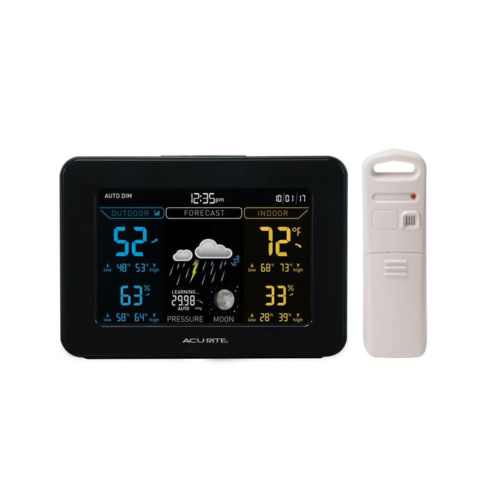 AcuRite 02027A1 Color Weather Forecaster with Moon Phase
