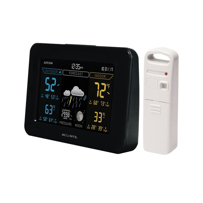 AcuRite 02027A1 Color Weather Forecaster with Moon Phase
