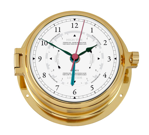 Weather Scientific Fischer 1605GU | Tide & Time clock 160 mm 1605GU-45 brass
