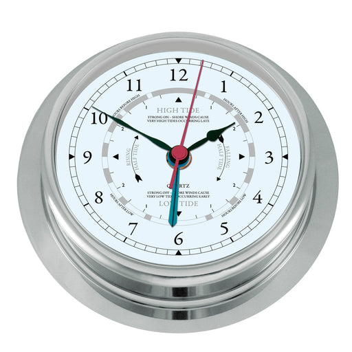 Weather Scientific Fischer 1606GU | Tide clock 200 mm chrome plated profile