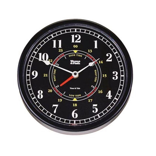 Weather Scientific Weems Plath 10" Black Dial Trident Time & Tide Clock Weems & Plath 