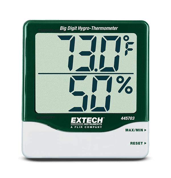 Teledyne Flir Big Digit Hygro-Thermometer Extech 445703