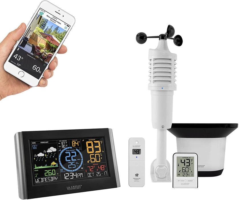 Weather Scientific La Crosse Technology V22-WRTHV2 Complete Personal Remote Monitoring Weather Station LaCrosse Technology 