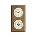 Weather Scientific Bey-Berk Quartz Clock and Barometer on Oak Wood with Brass Bezel WS112 Bey-Berk 