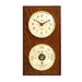 Weather Scientific Bey-Berk Quartz Clock and Barometer with Thermometer on Oak Wood with Brass Bezel WS113 Bey-Berk 