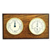 Weather Scientific Bey-Berk Tide Clock and Thermometer with Hygrometer on Oak Wood with Brass Bezel WS120 Bey-Berk 