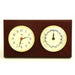 Weather Scientific Bey-Berk Quartz Clock and Tide Clock on Mahogany Wood with Brass Bezel WS216 Bey-Berk 