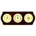 Weather Scientific Bey-Berk Quartz Clock, Tide Clock and Barometer with Thermometer on Ash Wood with Brass Bezel WS418 Bey-Berk 