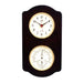 Weather Scientific Bey-Berk Quartz Clock and Thermometer with Hygrometer on Ash Wood with Brass Bezel WS419 Bey-Berk 