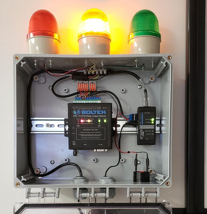 Weather Scientific Boltek ERL10-KIT1 RS485 Lightning Alarm Package warning light system