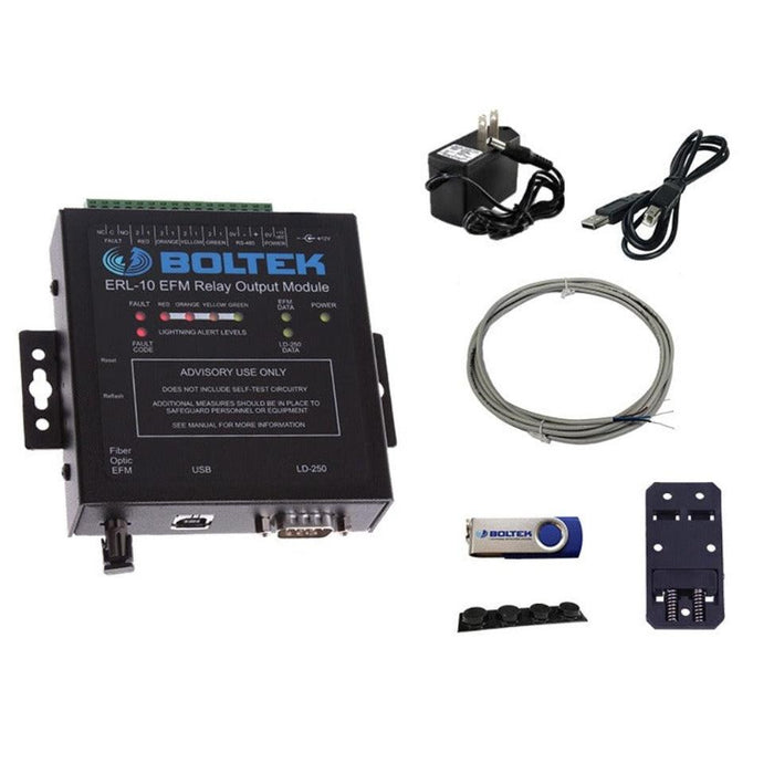 Weather Scientific Boltek ERL10-KIT1 RS485 Lightning Alarm Package with accessories