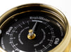 Weather Scientific Tabic Clocks Handmade Prestige Tide Clock in Solid Brass With a Jet Black Dial. Tabic Clocks 