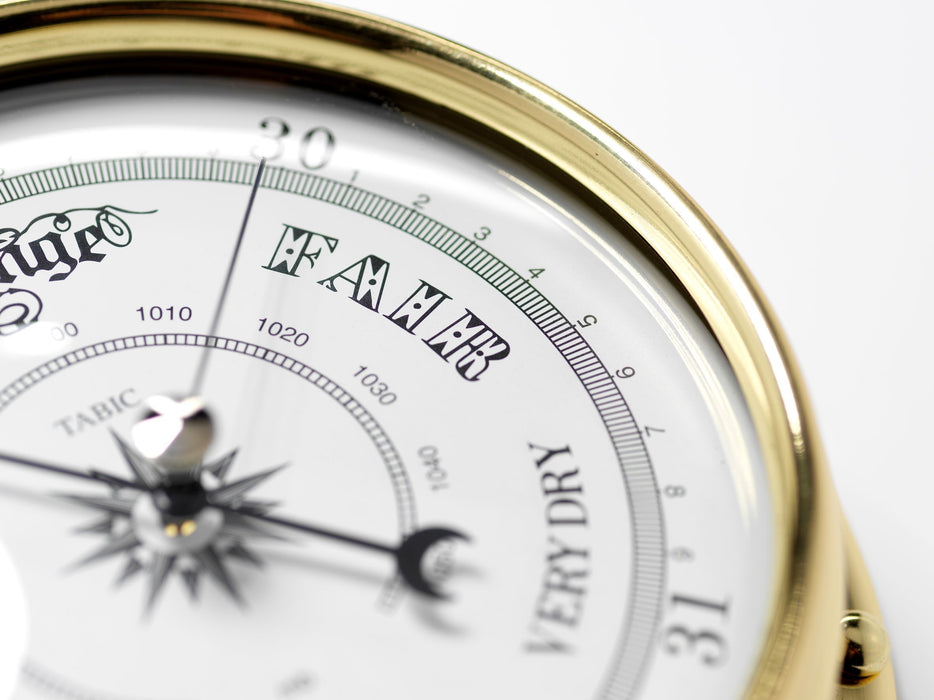 Weather Scientific Tabic Clocks Handmade Solid Brass Traditional Barometer B-TRD-WHT Tabic Clocks 