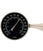 Weather Scientific Conant Collections Décor High Contrast Black 8.5" Dial Thermometer (Satin Nickel) Conant Collections 