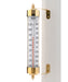 Weather Scientific Conant Collections Vermont Grande View 12" Thermometer (Living Finish Brass) Conant Collections 