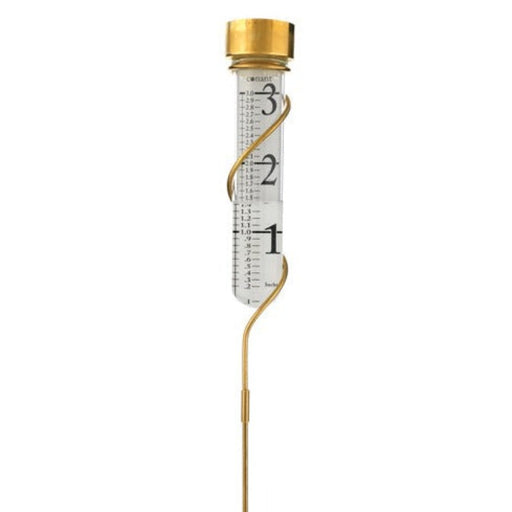 Weather Scientific Conant Collections Vermont Grande View Rain Gauge (Living Finish Brass) Conant Collections 