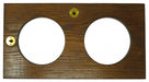 Weather Scientific Tabic Clocks Handmade Double Dark English Oak Wall Mount DK-DBL Tabic Clocks 
