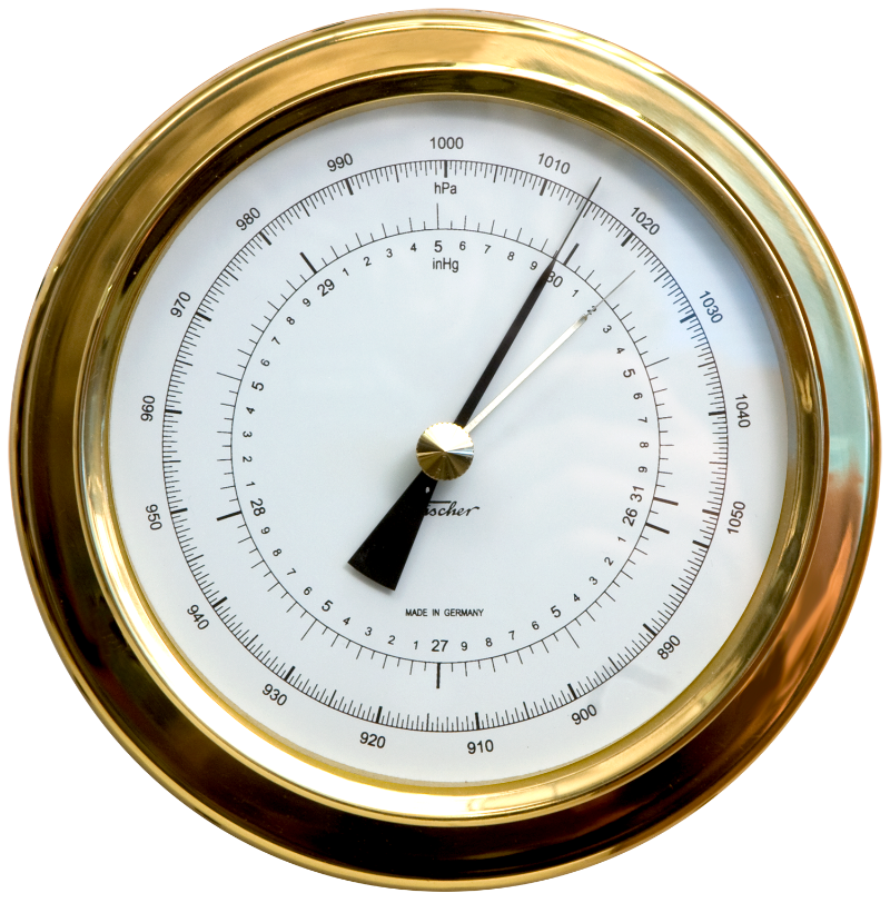 Fischer USA Series Precision Aneroid Barometer by Weather