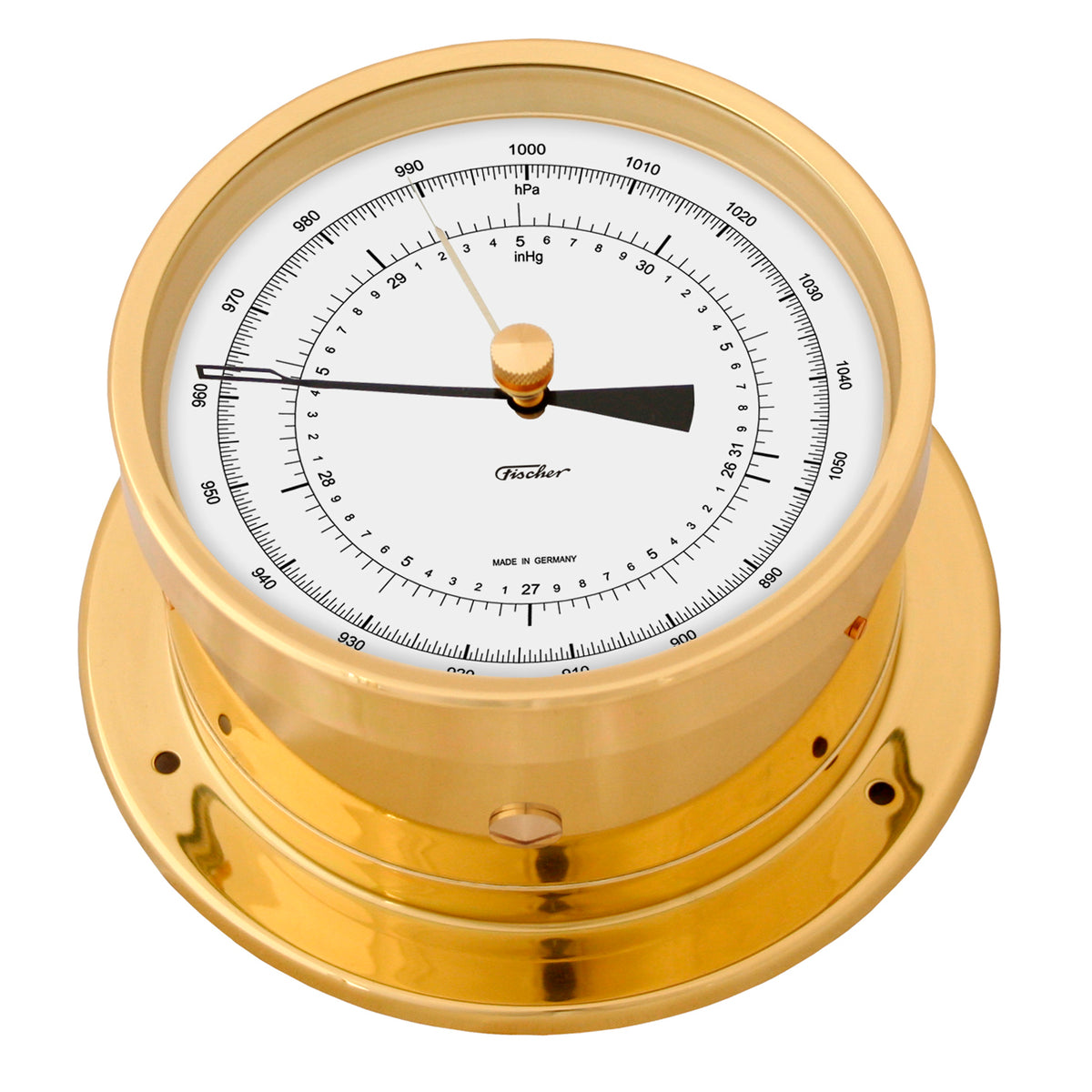 Weather Scientific Fischer 103 Precision aneroid barometer Brass