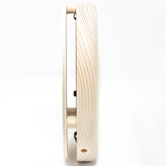 Weather Scientifc Fischer Germany Wooden sauna hygrometer side profile