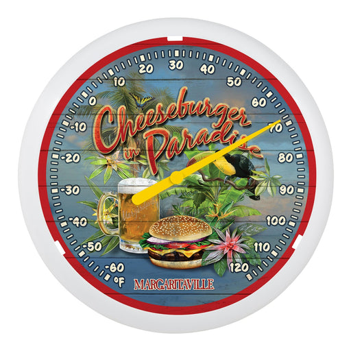 Weather Scientific LaCrosse Technology 104-67667 13.25" Round Cheeseburger In Paradise Margaritaville Thermometer LaCrosse Technology 