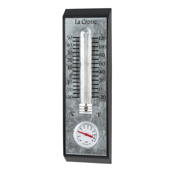 Weather Scientific LaCrosse Technology 204-1526 10 in Bi-Metal Thermometer with Hygrometer LaCrosse Technology 