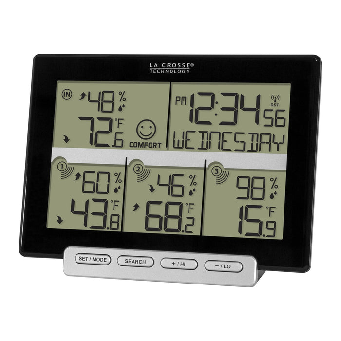 Weather Scientific LaCrosse Technology 308-1412-3TXV2 Weather Station with Time, Date, Indoor Temperature and Humidity and LaCrosse Technology 