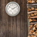 Weather Scientific LaCrosse Technology 433-3236 14 in Silas In/Outdoor Wall Clock w/ Temp and Humidity LaCrosse Technology 
