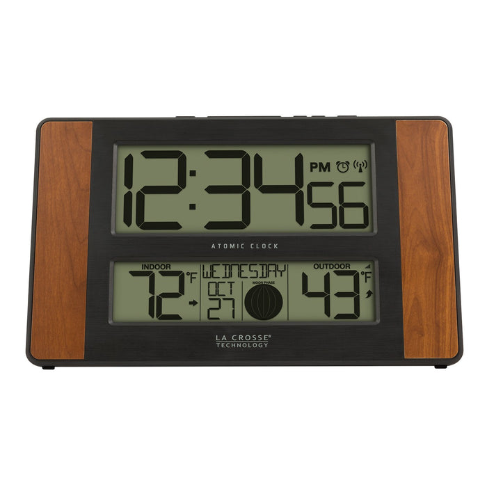 Weather Scientific LaCrosse Technology 513-1417CH Atomic Digital Wall Clock LaCrosse Technology 