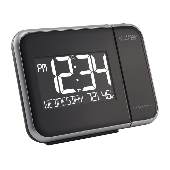 Weather Scientific LaCrosse Technology 616-1412V4 Projection Alarm Clock with Indoor Temp/Humidity and Backlight LaCrosse Technology 