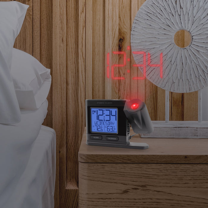 LaCrosse Technology 616-41667 Atomic Projection Alarm Clock