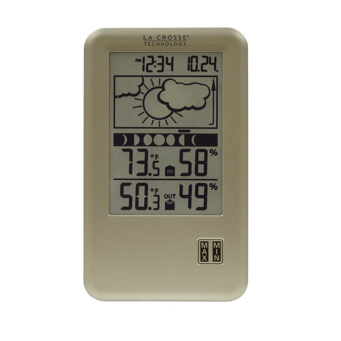 Weather Scientific LaCrosse Technology WS-9060U-IT Wireless Forecast Station with Moon Phase LaCrosse Technology 