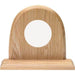 Weather Scientific Maximum Inc. Single Instrument Oak Mantle Mount solid wood natural wood color