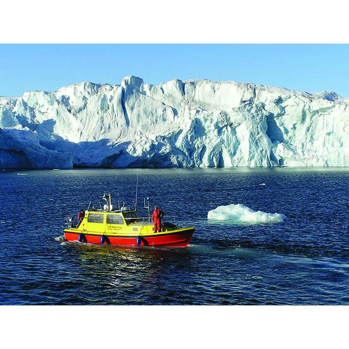 Airmar marine weather station mounted on a vessel at sea